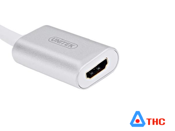 Cáp chuyển USB Type-C to HDMI cổng âm Unitek